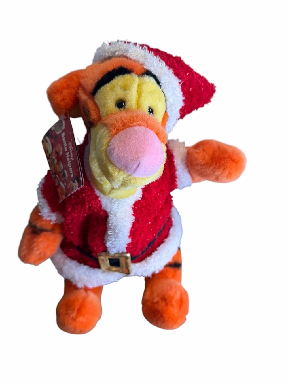 Disney Store Santa Helpers Tigger Plush Christmas Winnie the Pooh NWT 13”